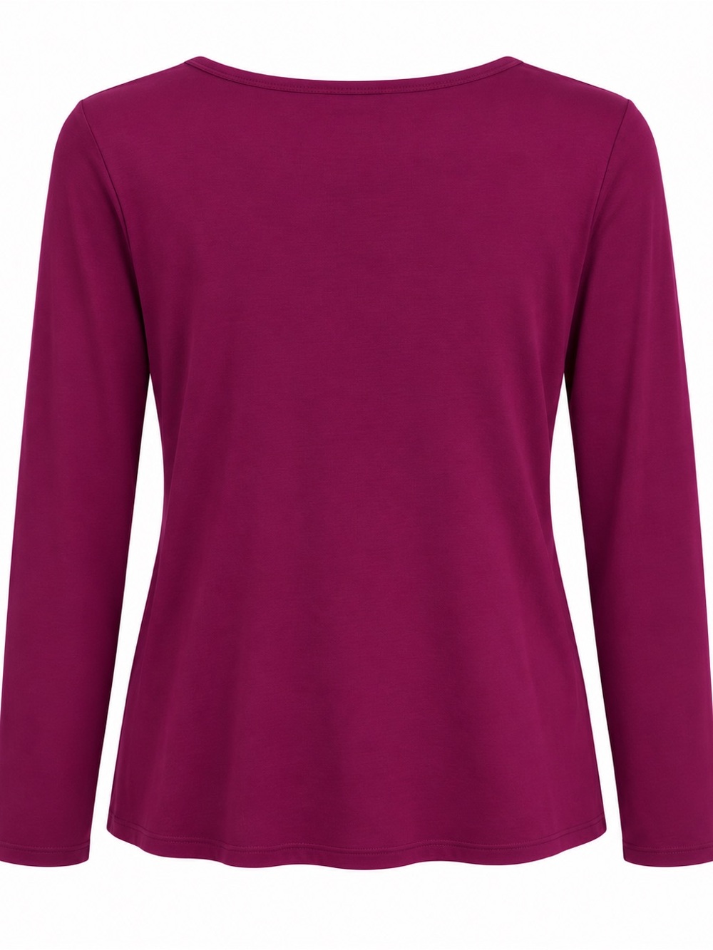 Liz Claiborne Woman’s Berry Fuchsia Plum Long Sleeve 100% Cotton XXL NWT 🩷🎁🩷 - Picture 2 of 6